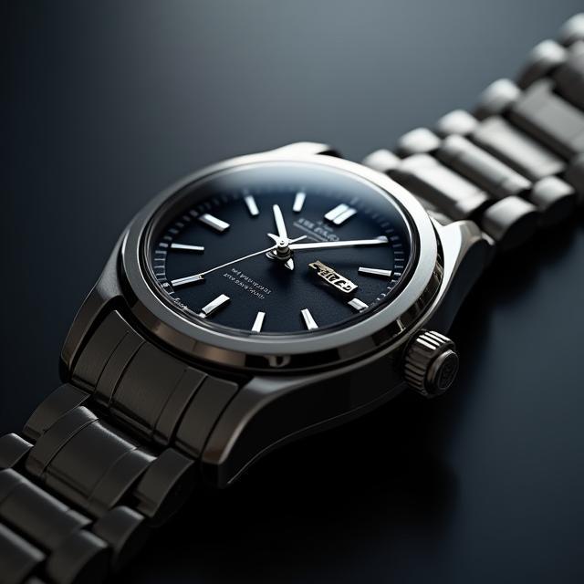 Automatic Series wristwatch on stainless steel bracelet