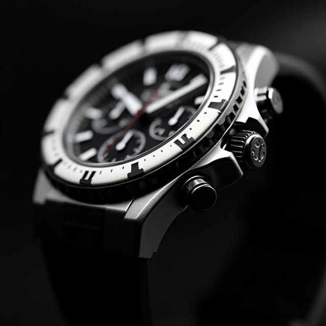 Chronograph Series close-up showing ceramic bezel