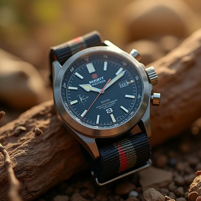 Automatic Series on NATO strap outdoors